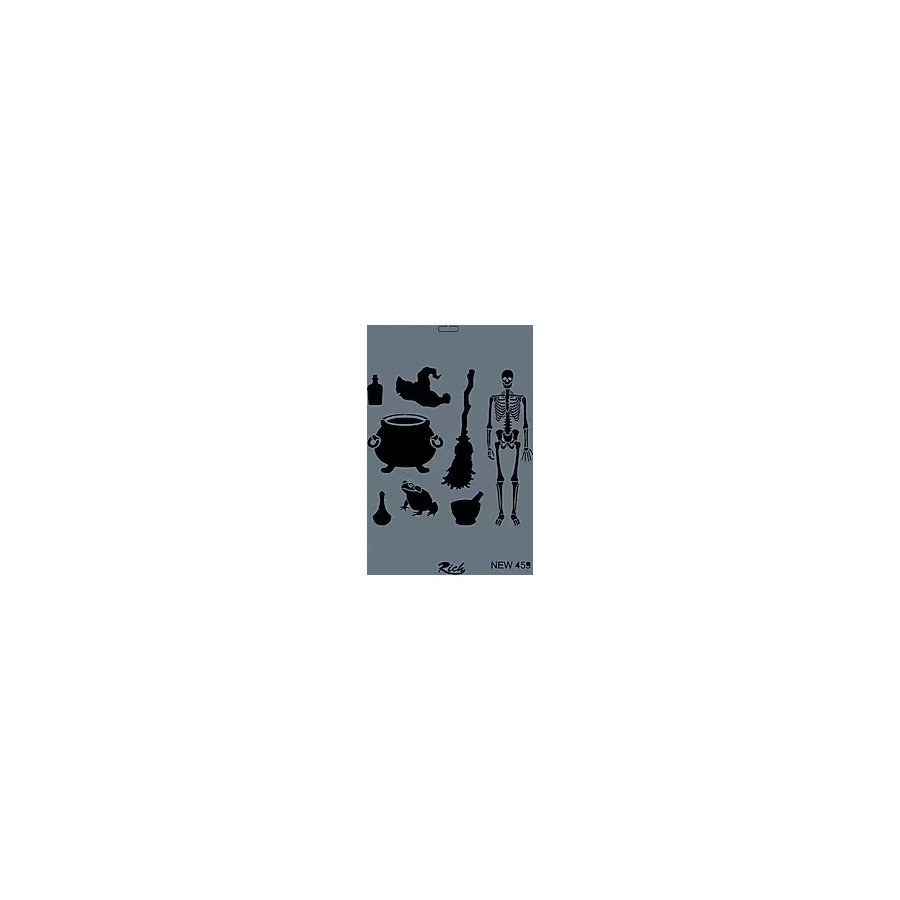 Rich New Seri N-459 Stencil 35x25 cm