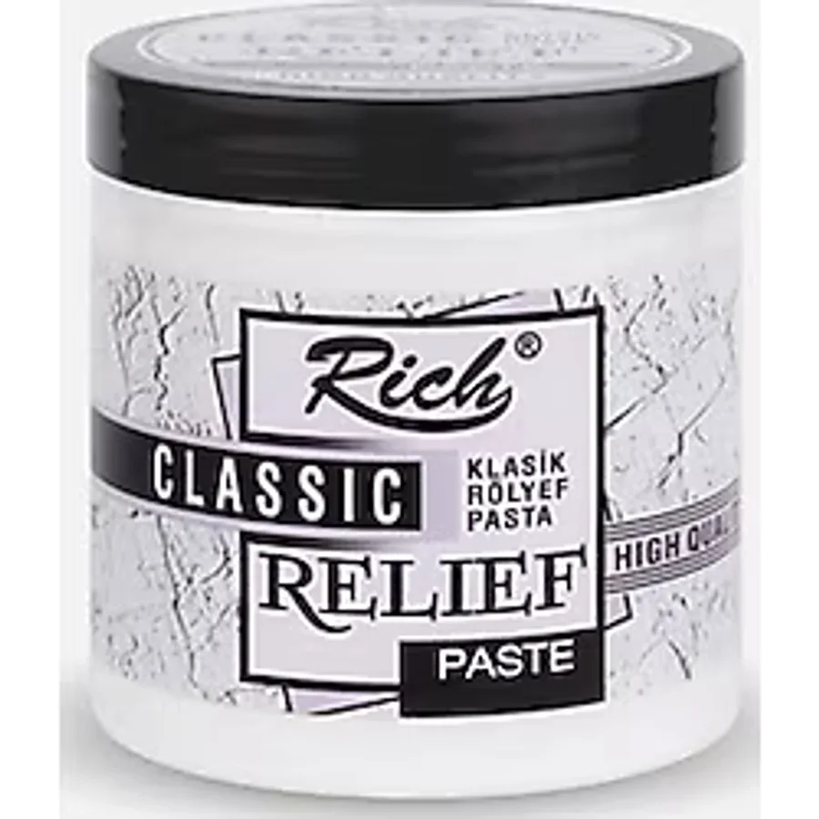 Rich Rölyef Pasta 270 Gr Beyaz