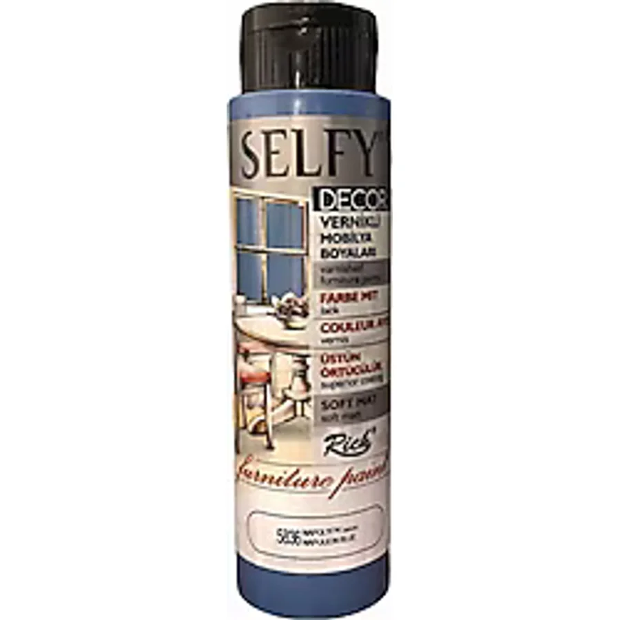 Rich Selfy Decor 5836 Napolyon Mavi 500 cc Vernikli Boya
