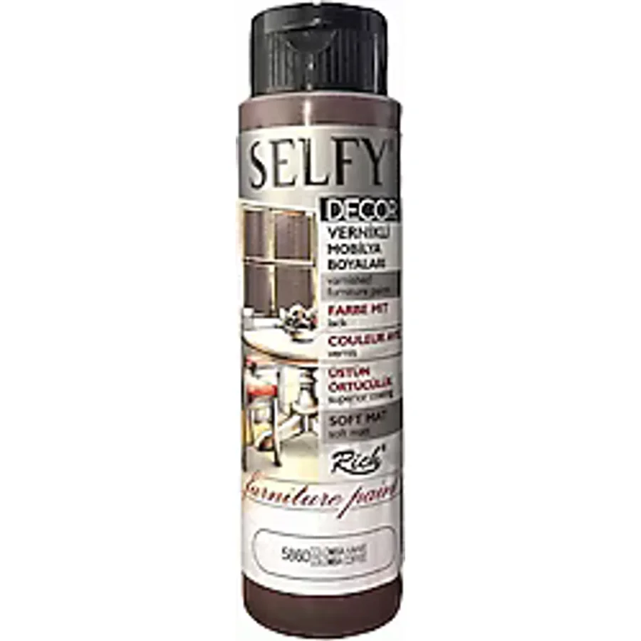Rich Selfy Decor 5860 Colombia Kahve 500 cc Vernikli Boya