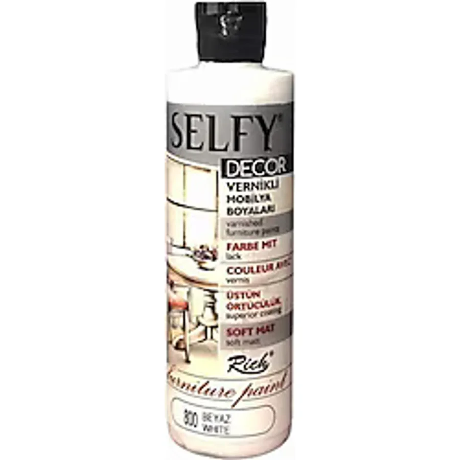 Rich Selfy Decor 800 Beyaz 240 cc Vernikli Boya