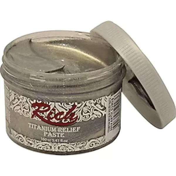 Rich Titanyum Rölyef Pasta 160 cc Antik Gümüş