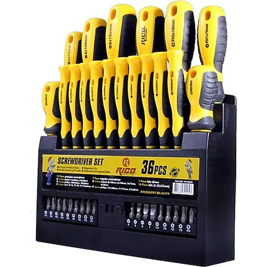 Rico RK0025 36 Parça Klastik Tornavida Seti