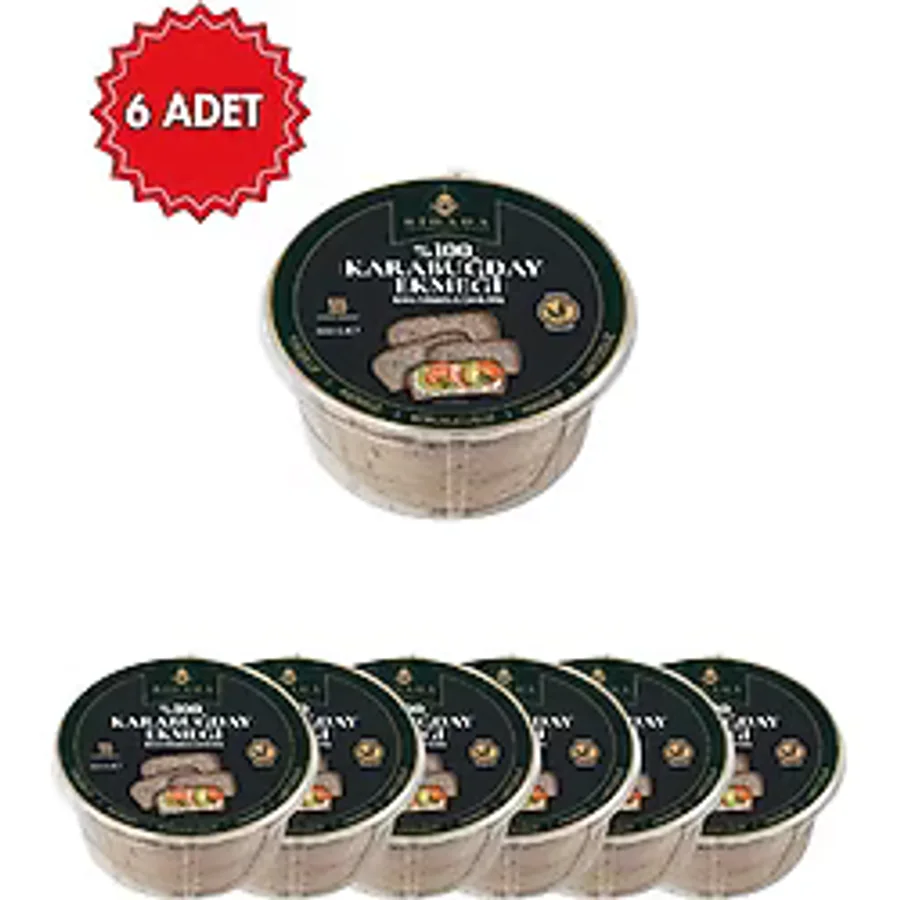 Ridada Glütensiz Karabuğday Ekmeği 6'Lı Set 6X500g - Doğal Katkısız Sağlıklı Ekmek Paketi