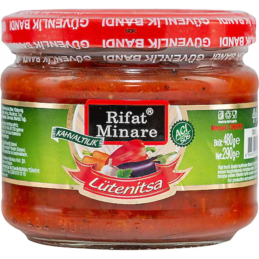 Rifat Minare Lutenitsa 290 gr Kahvaltılık Acı Sos