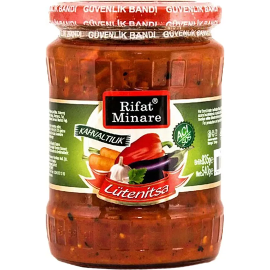Rifat Minare Lutenitsa 540 gr Acılı Kahvaltılık Sos