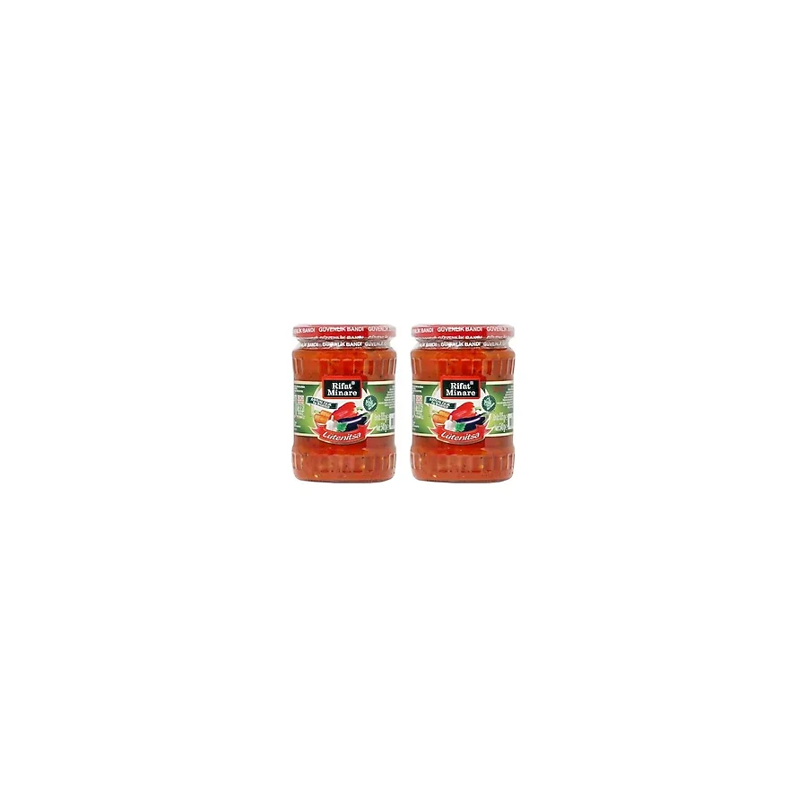 Rıfat Minare Lütenitsa Acı Sos Cam 2 x 580 G