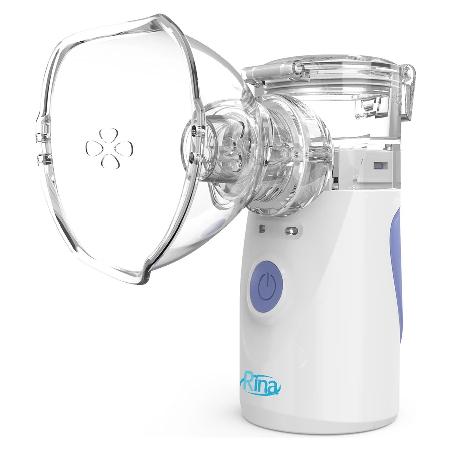 Rina Ultrasonic Taşınabilir Pilli Mesh Hava Makinesi Sessiz Nebülizatör