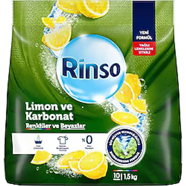Rinso Limon ve Karbonat 1.5 kg Toz Deterjan
