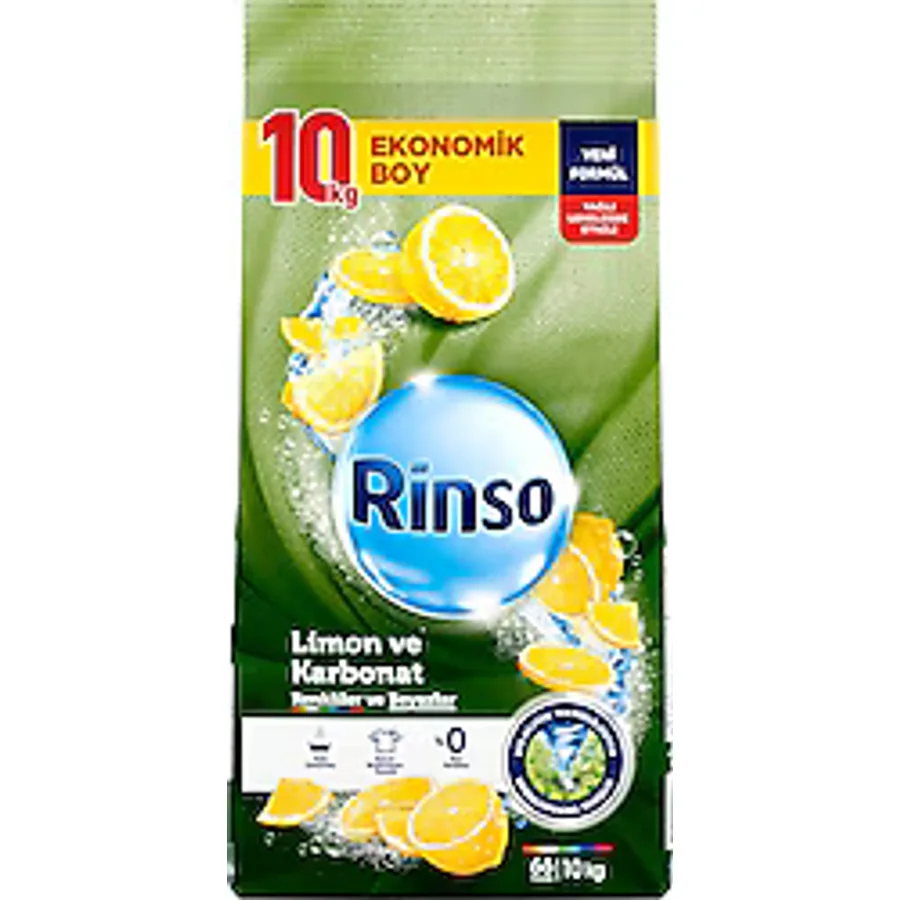 Rinso Limon ve Karbonat 10 kg Toz Deterjan
