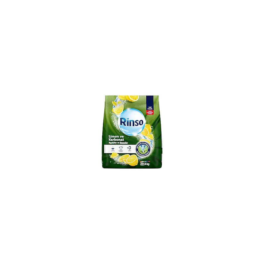 Rinso Limon ve Karbonat 4 kg Toz Deterjan