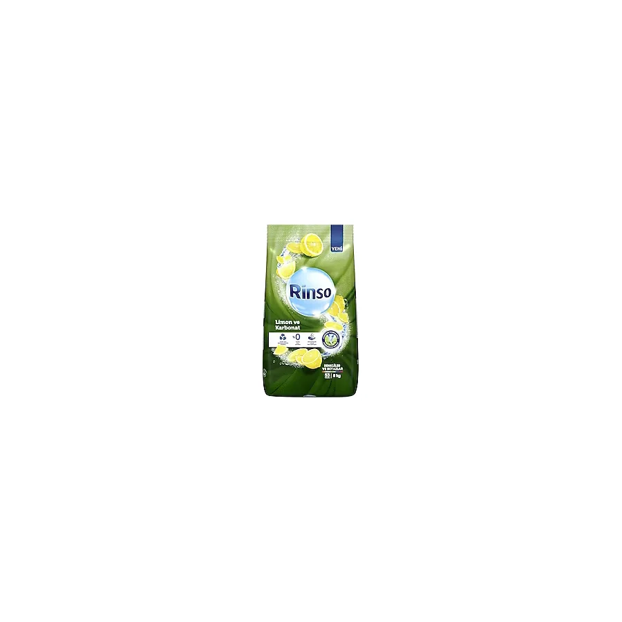 Rinso Limon ve Karbonat 8 kg Toz Deterjan