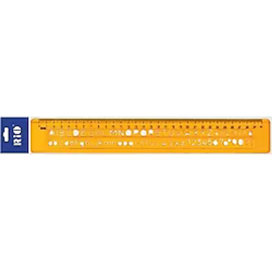 Rio Unıversal Yazı Şablonu Cetvel 30cm