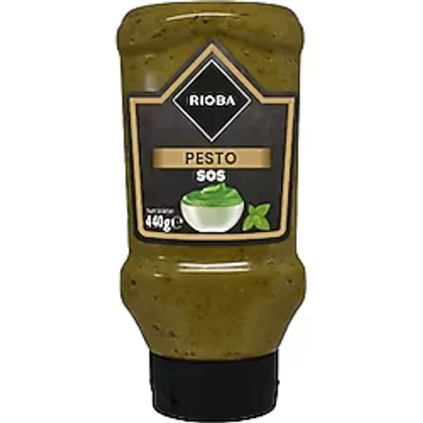 Rioba Rıoba Pesto Sos 440 G - Taze Fesleğenli Italyan Makarna Sosu