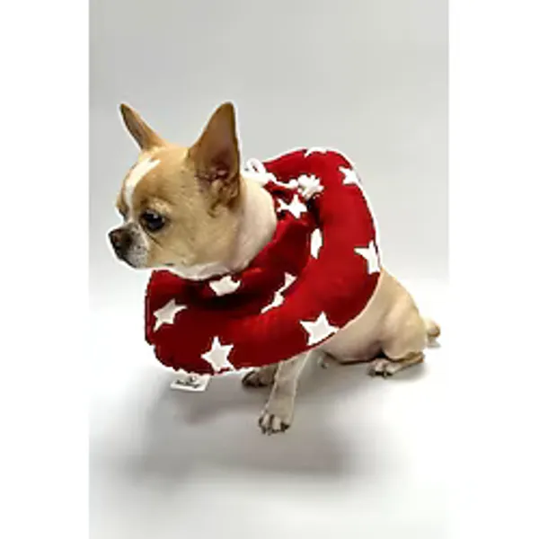 RİOBONGO Yıkanabilir Kedi & Köpek Yakalık Kırmızı No:7.5