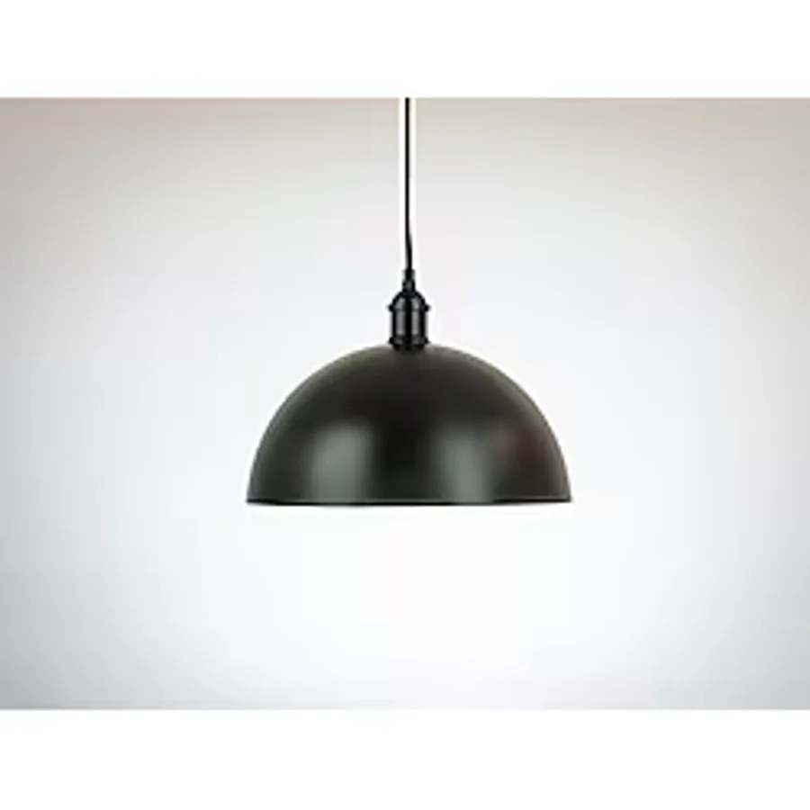 RİOLİGHT RETRO SİYAH İÇİ SİYAH TEKLİ METAL SARKIT ÇAP: 30CM