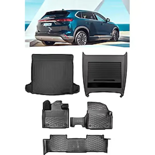 Rizline Togg T10x 3D Havuzlu Paspas Bagaj Havuzu Ve Organizer Set