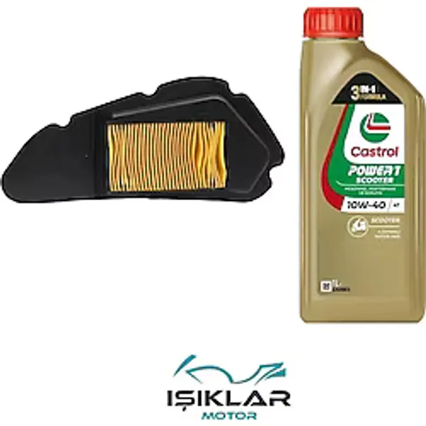 Rks Vrs 125 Castrol Yağ Ve Hava Filtre Bakım Seti Bs0009