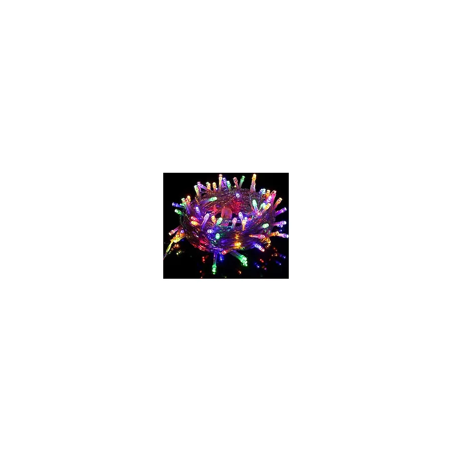 Robeve 10 Metre 100 Ledli Fişli LED Işık RGB Karışık Renk Yılbaşı Led Işık Dekor Lambası Yılbaşı Ağacı Işığı Organizasyon LED Işık Düğün Nişan Kına Organizasyon Işığı Yılbaşı Led Işığı