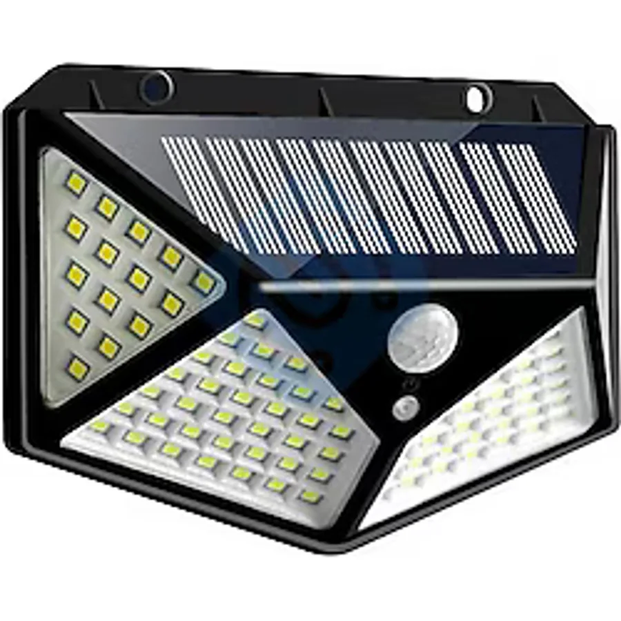ROBEVE Geniş Açılı Solar 100 LED 3 Modlu Hareket Sensörlü Güneş Enerjili Bahçe Aydınlatma Led Işık