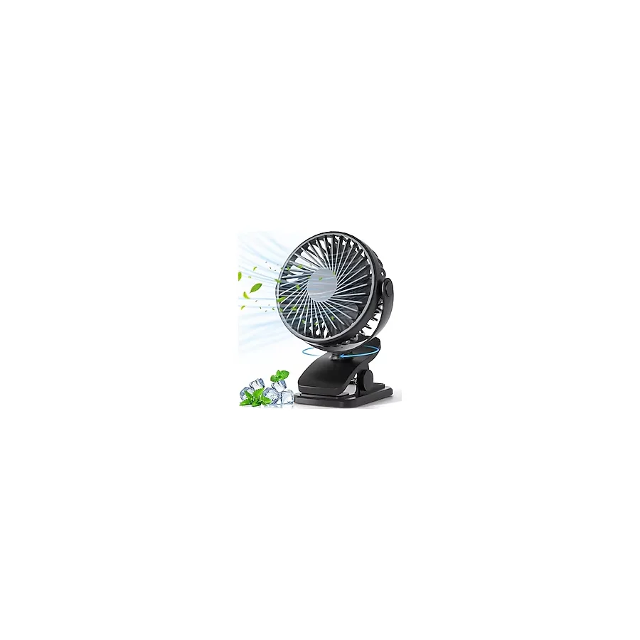 Robeve Plaj ve Deniz Oyuncağı Klipsli Vantilatör Fan Mini Fan Mini Vantilatör Mini Klipsli Vantilatör Plaj Vantilatörü Şarjlı Vantilatör Şarjlı Fan Çocuk Vantilatörü 360 Derece Fan - Renkli