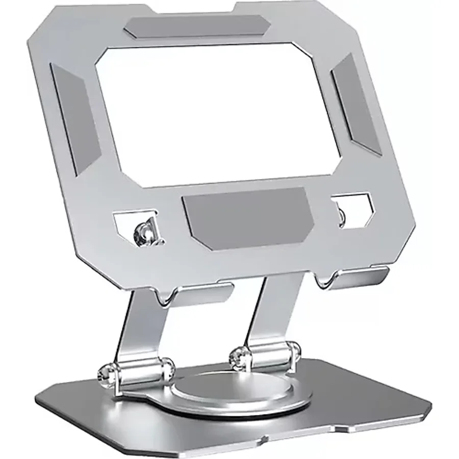 Robeve Tablet Standı 360 Derece Dönebilen Tablet Stand Katlanabilir Metal Tablet Tutucu Standı Tablet ve Telefon Tutucu Stant Tablet Tutucu Metal