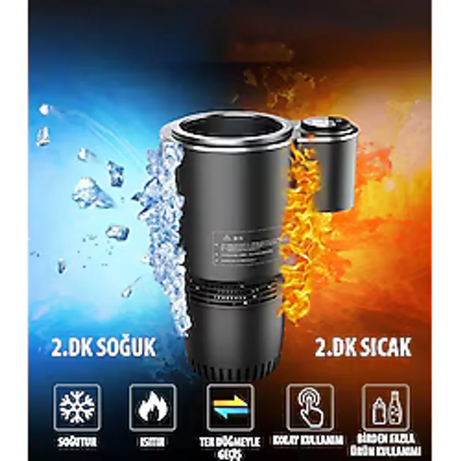 ROBO Araç için Isıtıcı Soğutucu Bardaklık