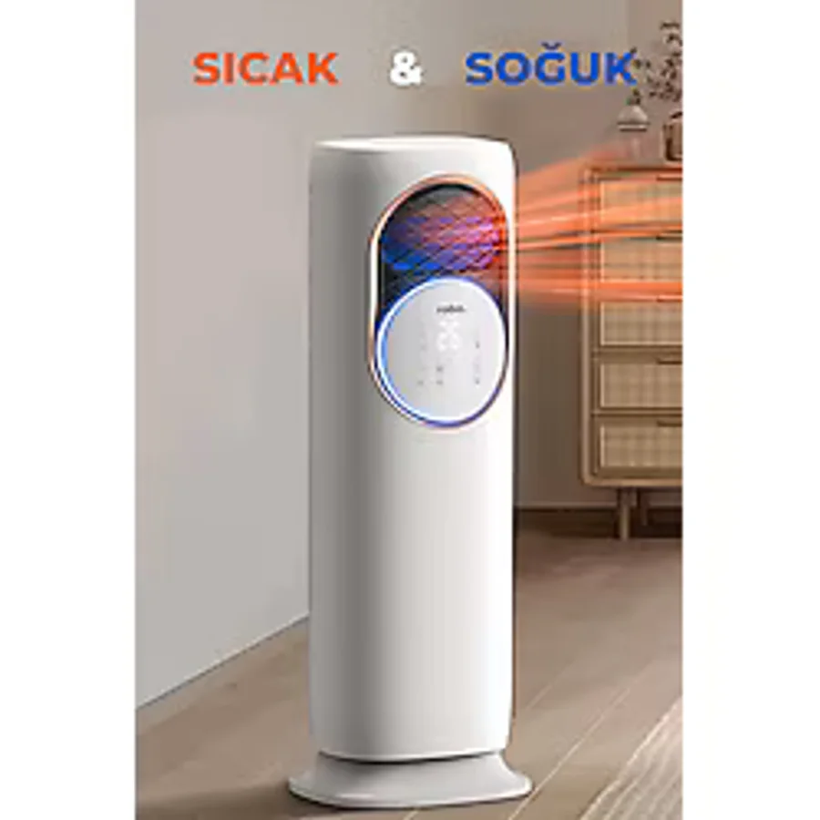 ROBO Uzaktan Kumandalı Hava Isıtıcı Soğutucu Nemlendirici UV Sterilizasyon Ünite 4'ü 1 Arada