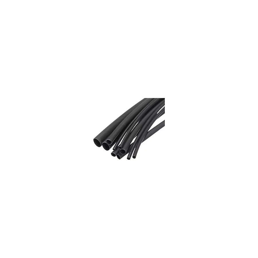 RoboShop 10mm Makaron SİYAH (10 mm Isı ile Daralan Kablo Makaronu) - 1 metre