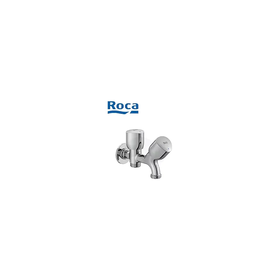 Roca 3/4 ÇİFT ÇIKIŞLI AÇ-KAPA BAHÇE MUSLUĞU, ÇAMAŞIR-BULAŞIK MAKİNE MUSLUĞU (ROZET DAHİL)