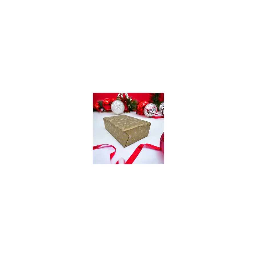 Roco Paper Co. Roco Paper Italyan Premium Yılbaşı Hediye Paketleme Ambalaj Kağıdı Rulo NO:510D 70x300 cm