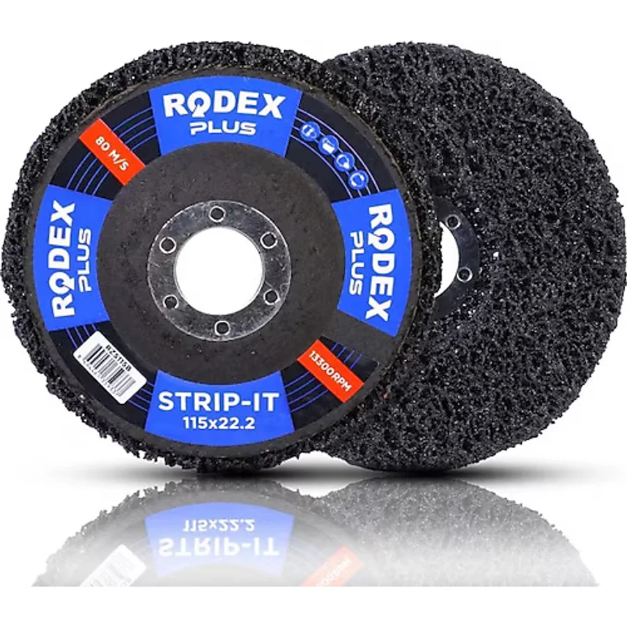 Rodex STRİP-İT Flap Disk Pas Boya Sökücü Keçe Zımpara 115 mm