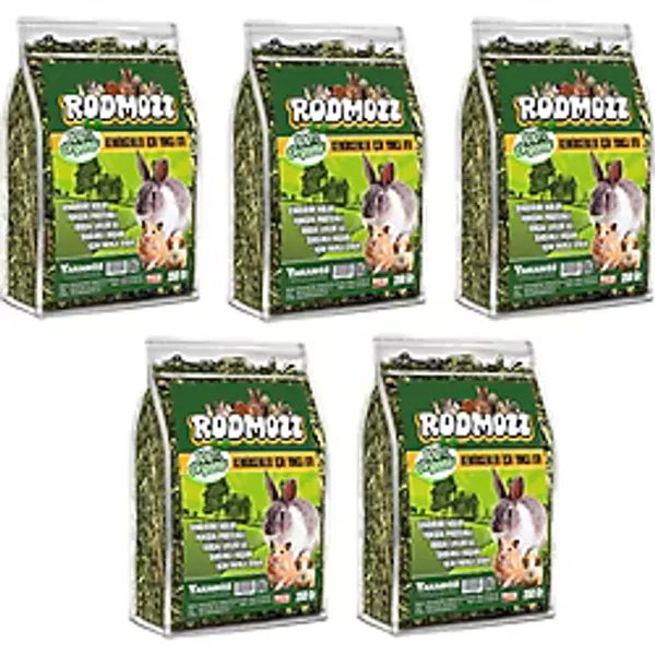 Rodmozz Rodmozz Orijinal Gercek Yonca Kemirgen Otu 250 Gr X 5 Adet Kilitli Paket