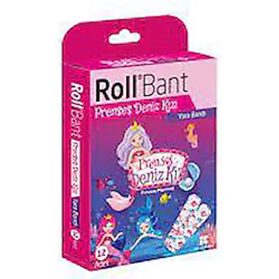 Roll Bant Prenses Deniz Kızı 12'li Yara Bandı