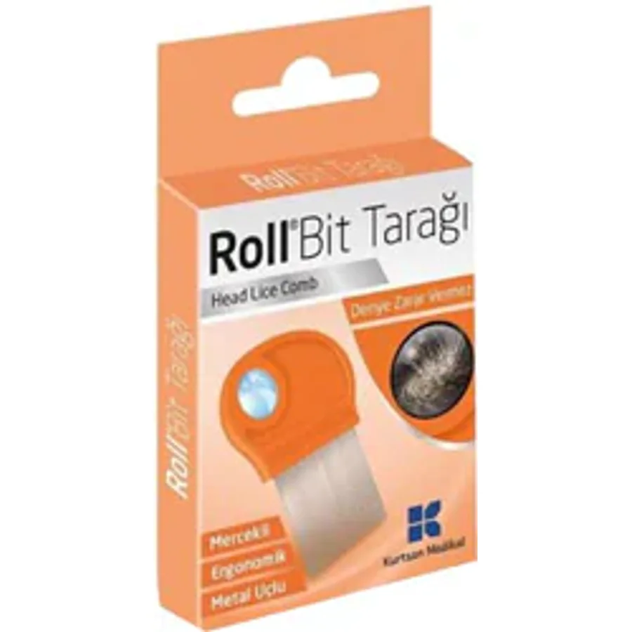 Roll Deriye Zarar Vermez Mercekli Bit Tarağı