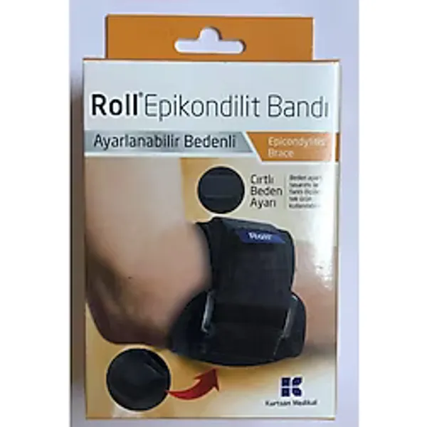 Roll Epikondilit Bandı Tenisçi Dirseği Bandı Ayarlanabilir Beden