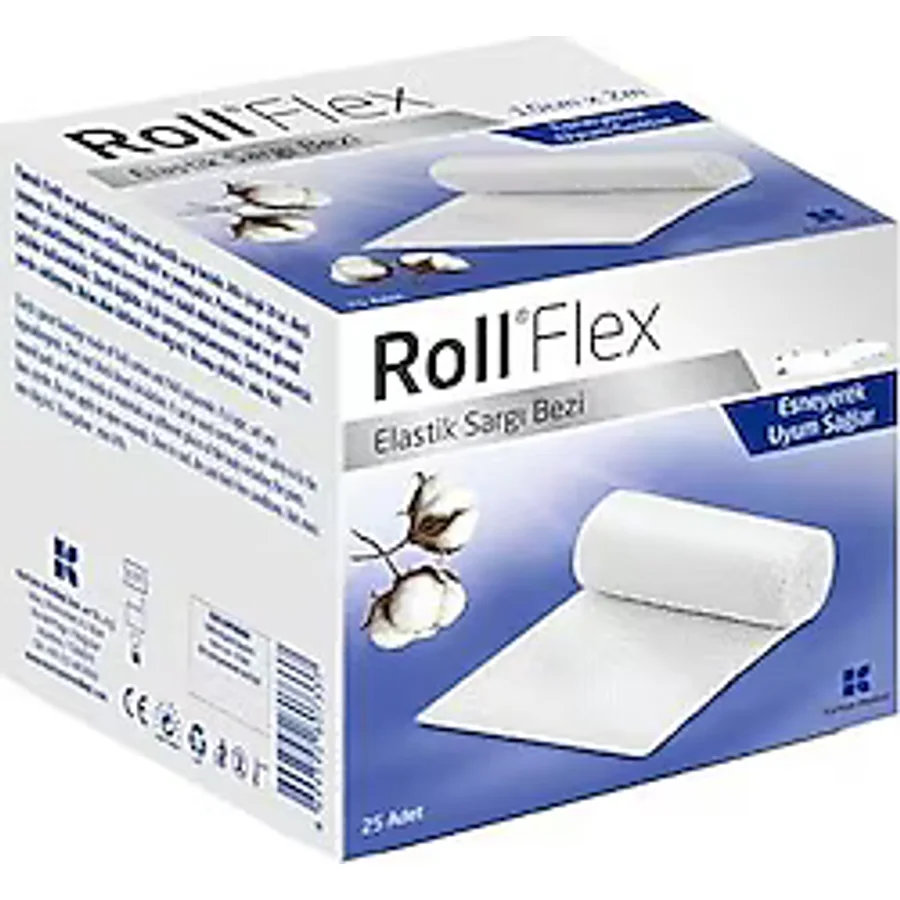 Roll Flex Pamuklu Hidrofil Sargı Bezi 10cm x 50m