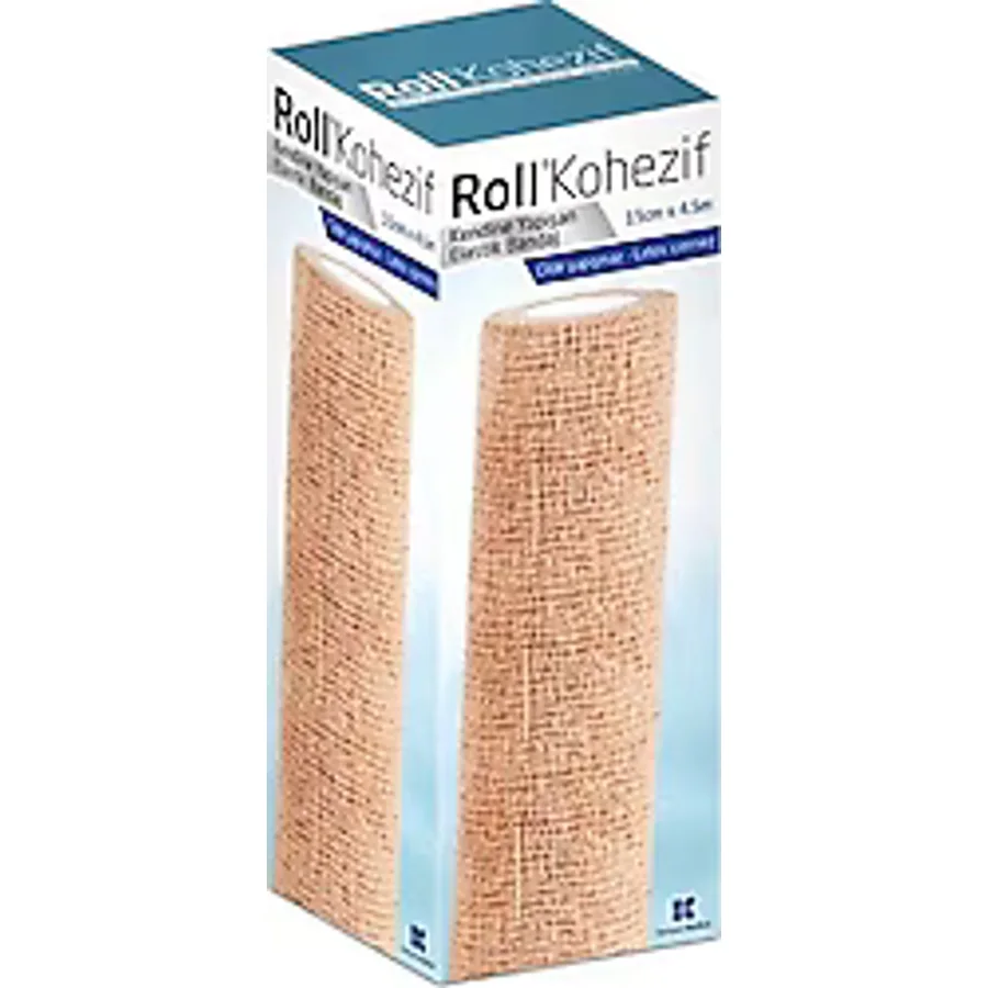 Roll Kohezif Kendine Yapışan 15cm x 4.5m Elastik Bandaj