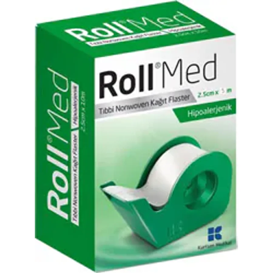 Roll Med Hipoalerjenik 2.5cm x 5m Tıbbi Kağıt Flaster