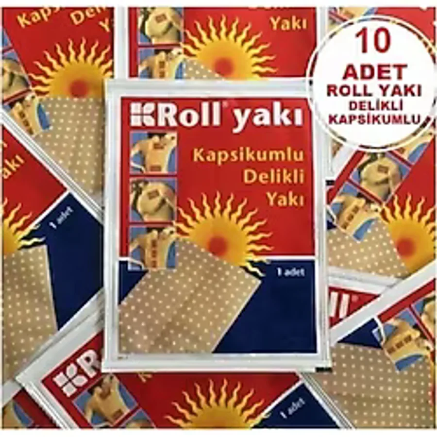 Roll Orjinal Delikli Kapsikumlu Yakı Bandı 10 Adet (12x18 cm)