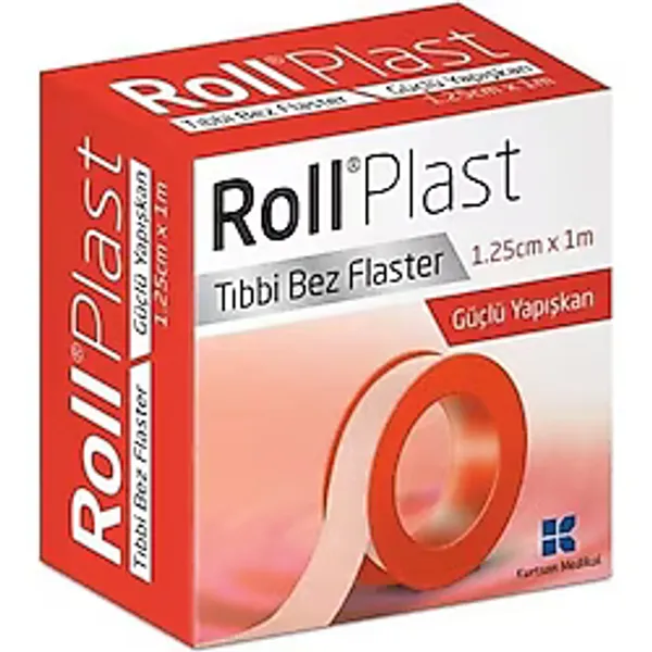 Roll Plast 1.25Cm X 5M Bez Flaster Bant