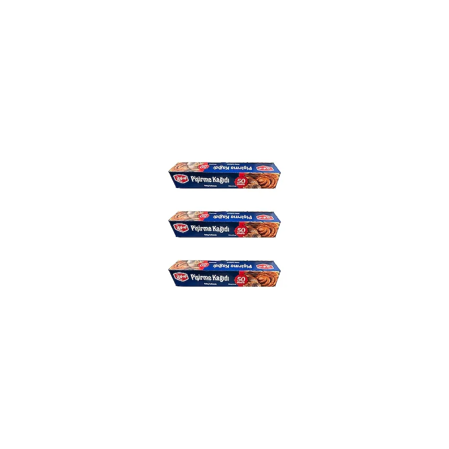 Roll-Up Beyaz Yağlı Fırın Tepsi Pişirme Kızartma Kağıdı - 37 cm x 50 mt - 3 Adet