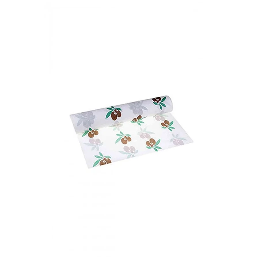 Roll-Up Laminelli Desenli Tek Kullanımlık Kağıt Masa Örtüsü - 100x150 Cm. - 16 Yaprak/Rulo