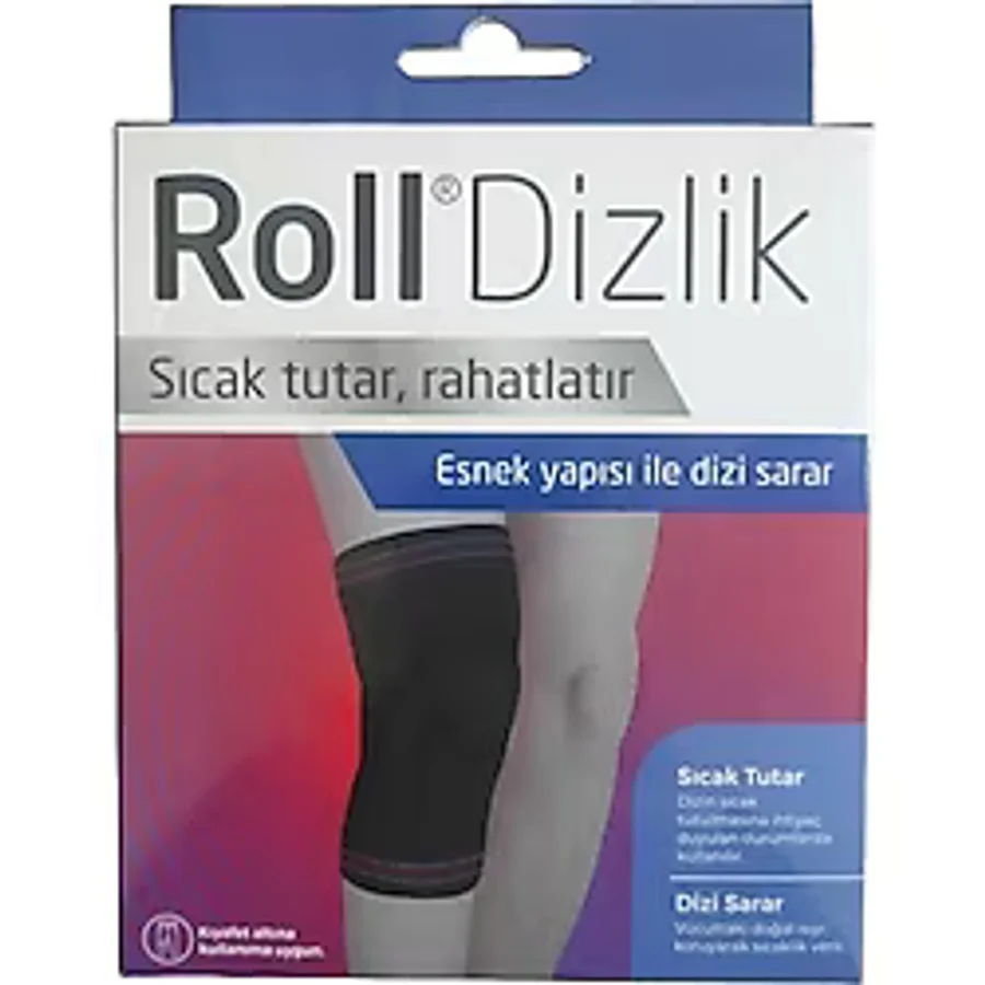 Roll Yün Dizlik Siyah % 100 Yün