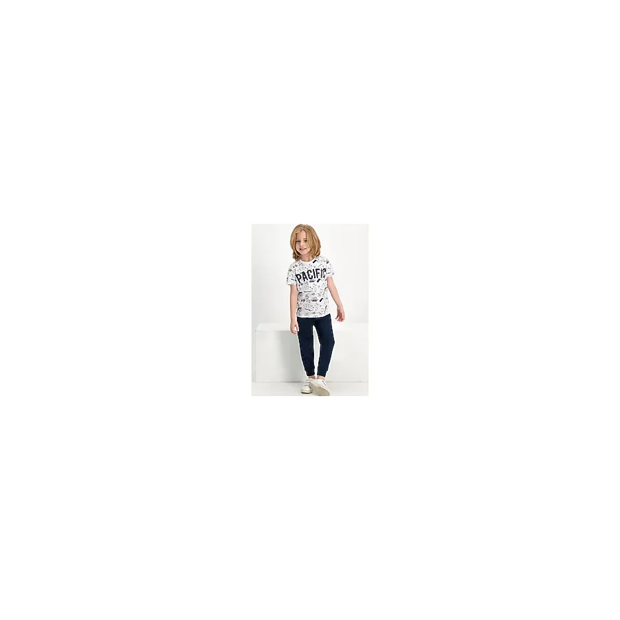 RolyPoly Pacific Krem Erkek Çocuk Pijama Takımı - 4 - 5 Yaş
