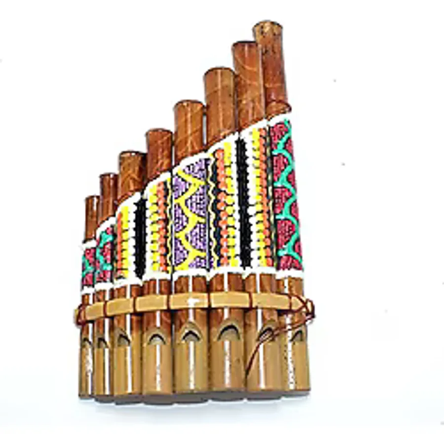 Ronanna Bambu Batikli Pan Flüt
