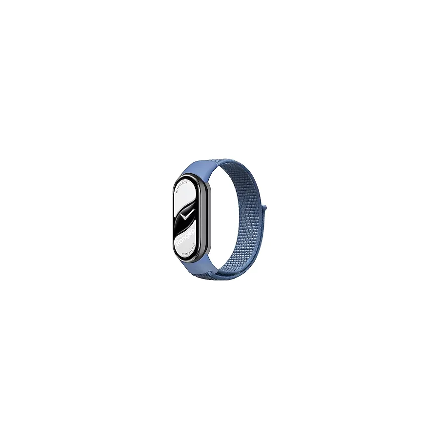 Rongep [Sport Loop] Xiaomi Mi Band 10/9/8 ile Uyumlu Kumaş Kordon Yumuşak ve Konforlu Smart Band10 Kordon Dayanıklı Cırt Cırt Tasarım Nefes Alabilen Terletmeyen Mi Band 10 Kordonu (Mavi)