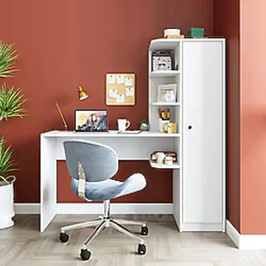 Roomart Roma Raflı Sağ Dolaplı Çalışma Masası
