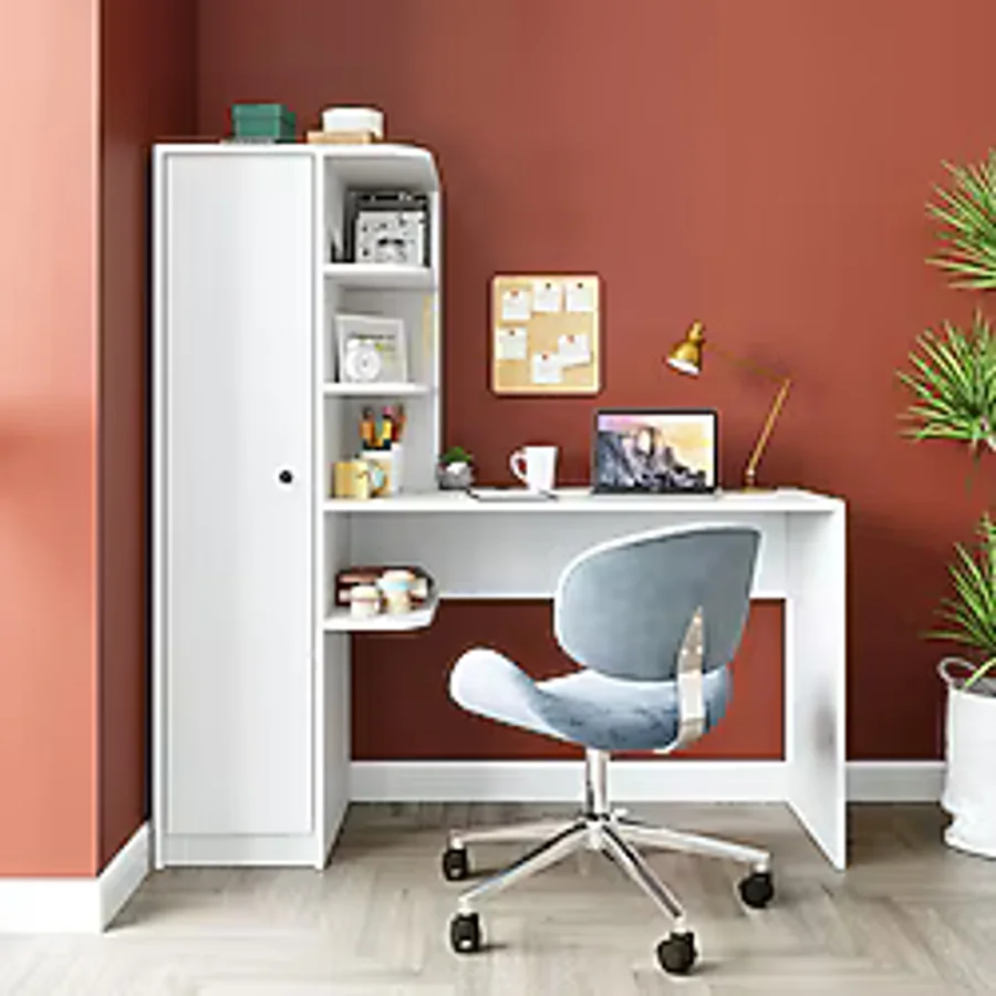 Roomart Roma Raflı Sol Dolaplı Çalışma Masası