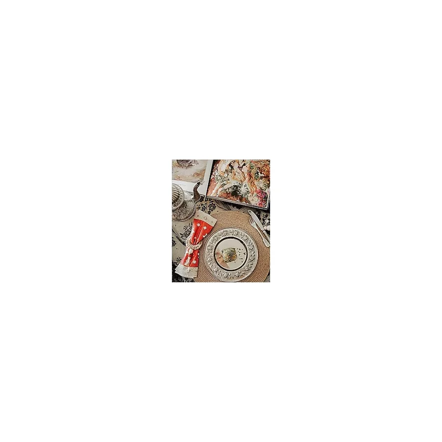 Rope Decor 35Cm 4 Kişilik Amerikan Servis / Tabak Altlığı / Supla Seti / Hasır Supla / Servis Altı Supla